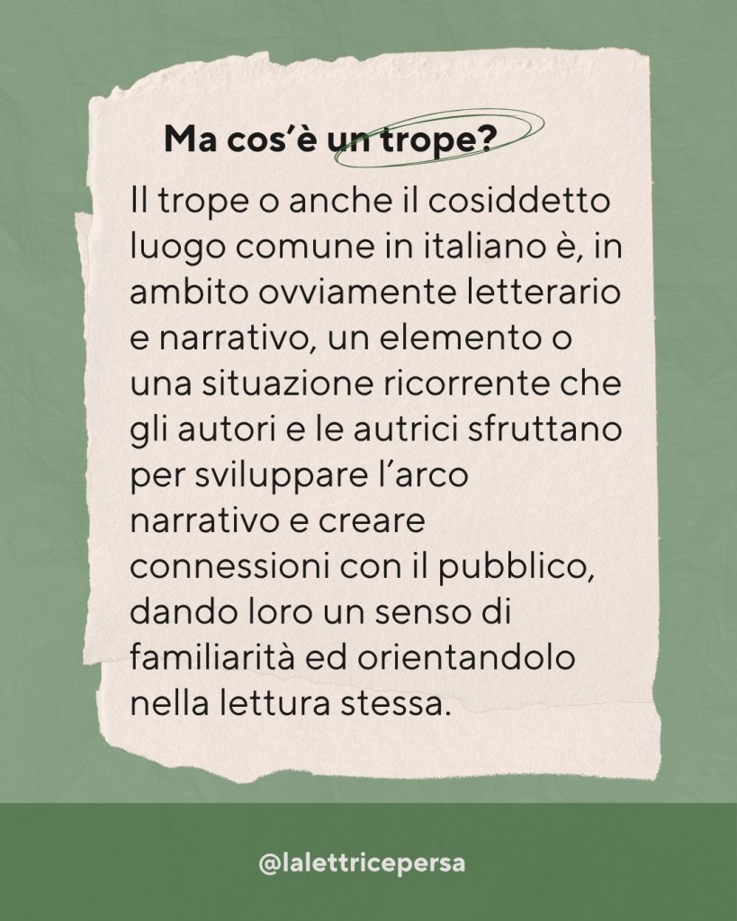 Cos’è un trope in ambito letterario